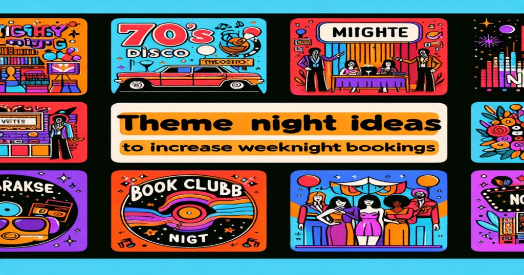 Theme night ideas to increase weeknight bookings